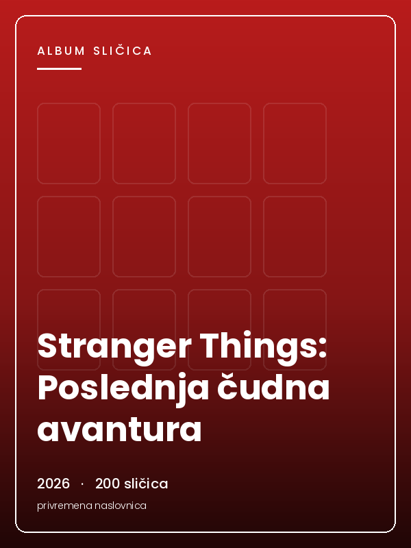 Stranger Things: Poslednja čudna avantura